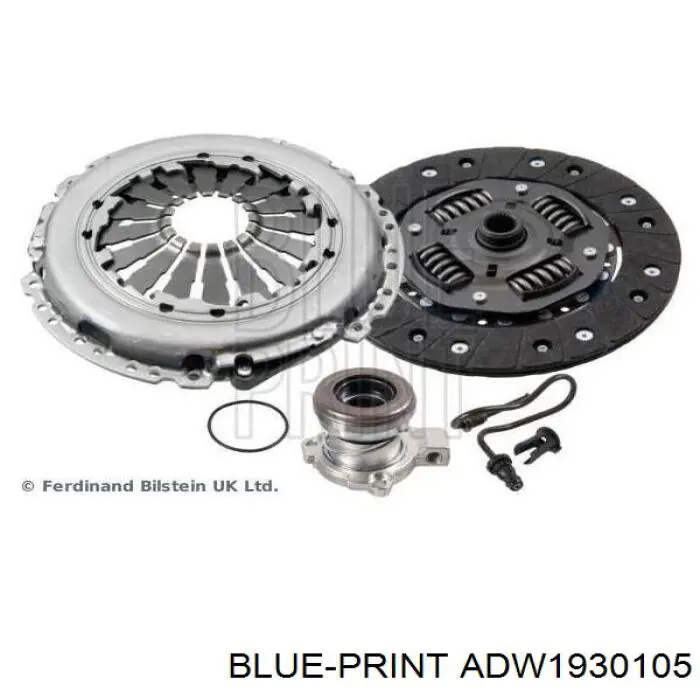 Купить ADW1930105 Blue Print Комплект сцепления (диск, корзина, подшипник)