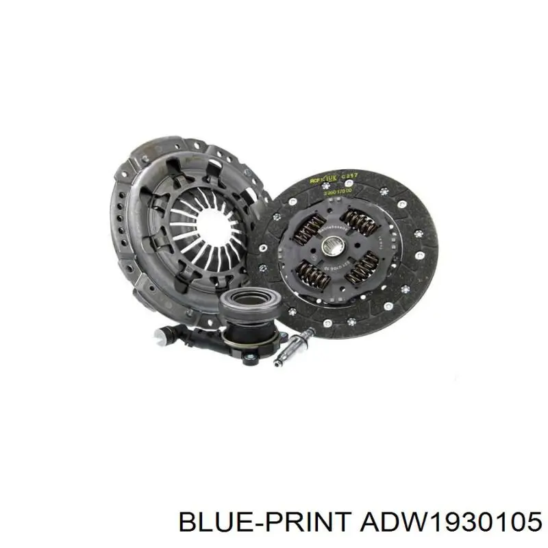 Комплект сцепления (3 части) Blue Print ADW1930105 цена, от 173.32 USD