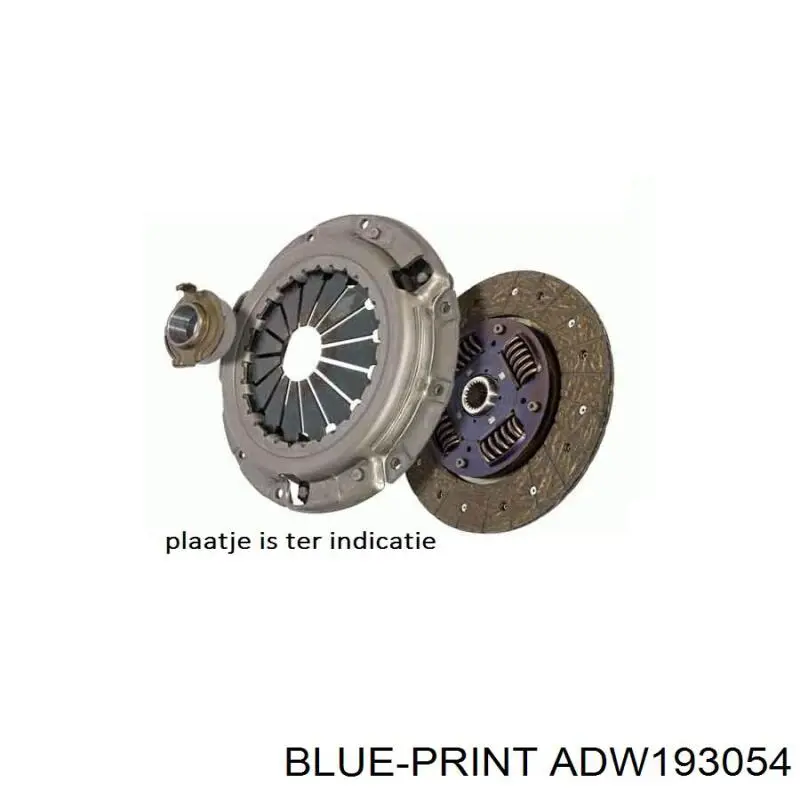 Купить ADW193054 Blue Print Комплект сцепления (диск, корзина, подшипник)