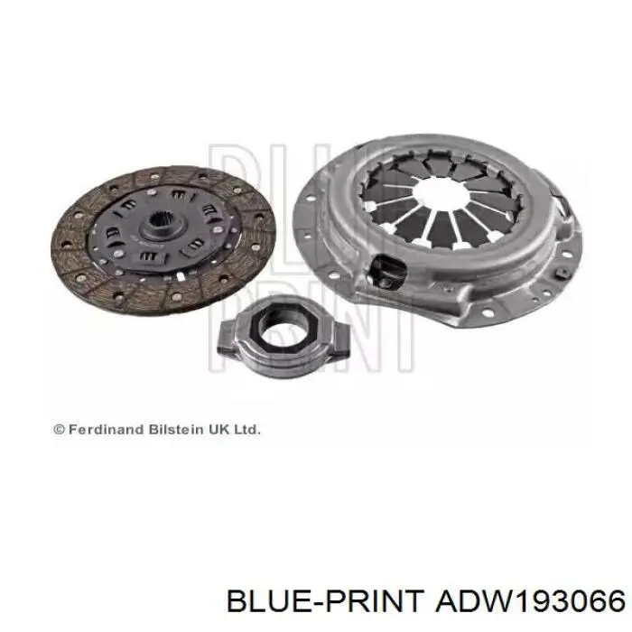 Комплект сцепления (3 части) Blue Print ADW193066 цена, от 81.37 USD