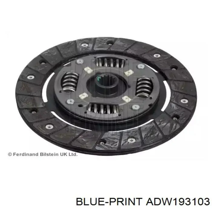 ADW193103 Blue Print диск сцепления
