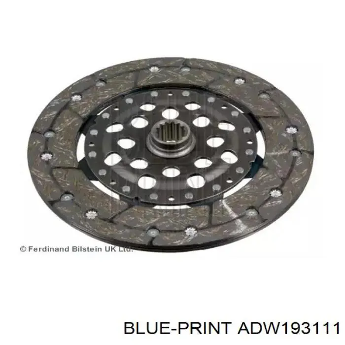 ADW193111 Blue Print диск сцепления