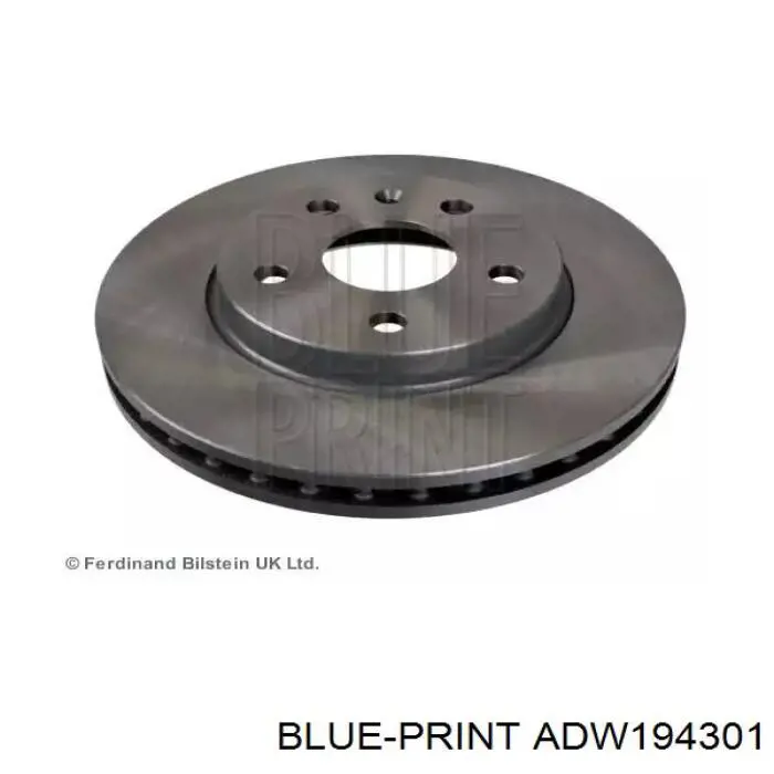 Передние тормозные диски ADW194301 Blue Print