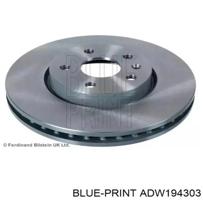 Передние тормозные диски ADW194303 Blue Print