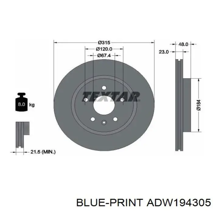 ADW194305 Blue Print