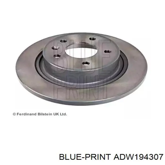 Тормозные диски ADW194307 Blue Print