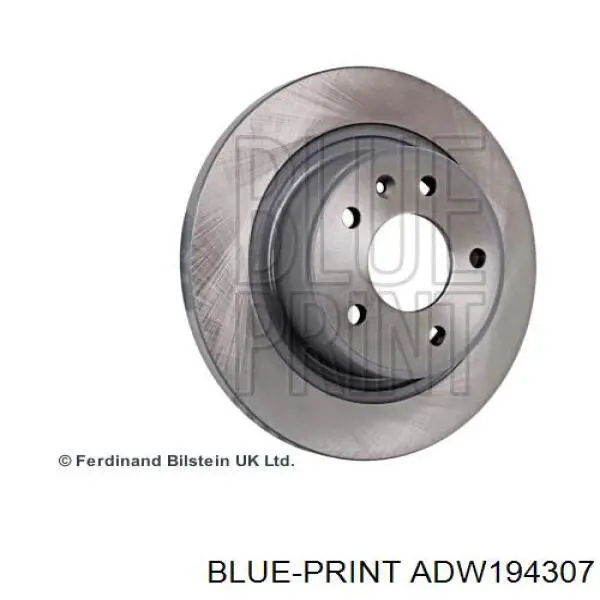 Disco de freno trasero ADW194307 Blue Print