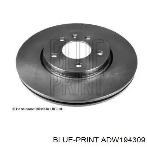 Передние тормозные диски ADW194309 Blue Print