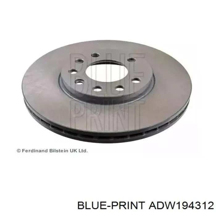 ADW194312 Blue Print disco do freio dianteiro