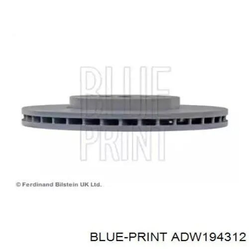 Передние тормозные диски ADW194312 Blue Print
