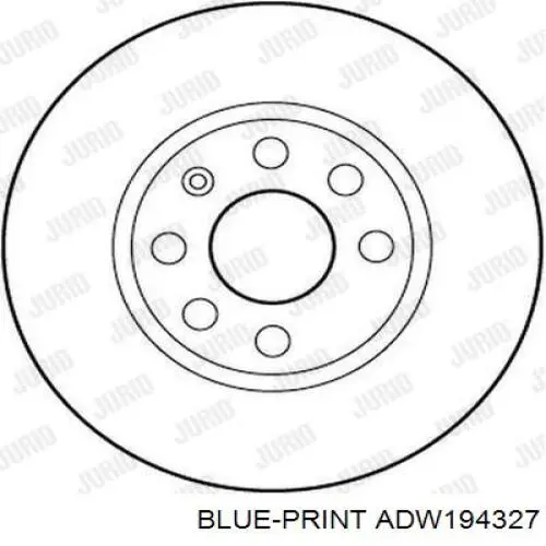 ADW194327 Blue Print Диск тормозной передний