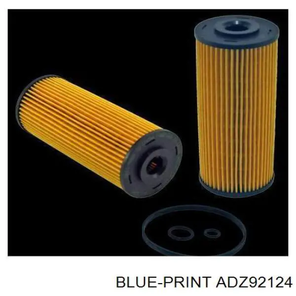 Масляный фильтр ADZ92124 Blue Print