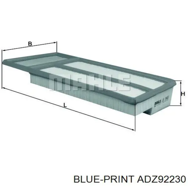 Купить ADZ92230 Blue Print Автомобильный фильтр воздуха