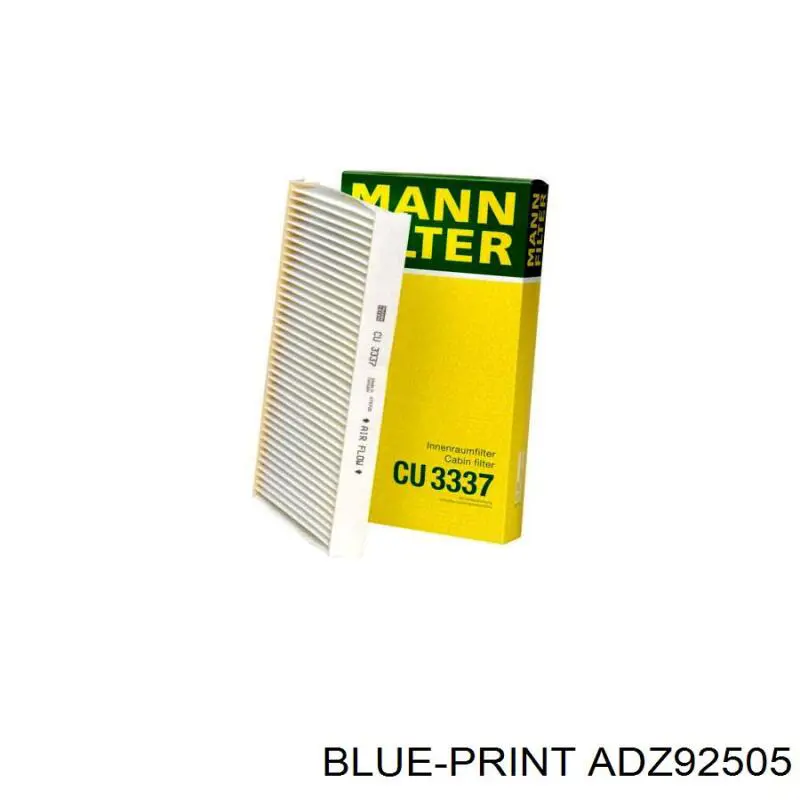 Фильтр салона ADZ92505 Blue Print