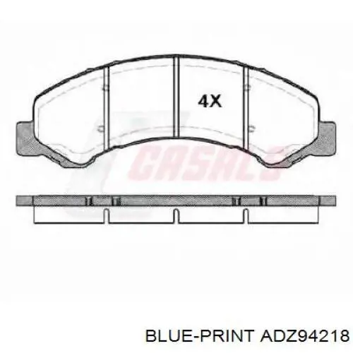 Купить ST29258PRO Rider Колодки тормозные