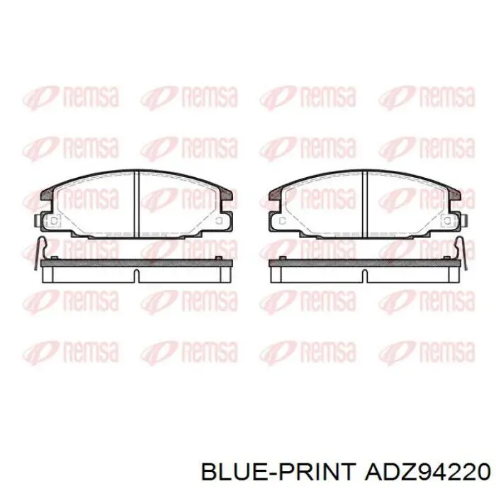 Колодки Blue Print ADZ94220 цена, от 20.76 USD