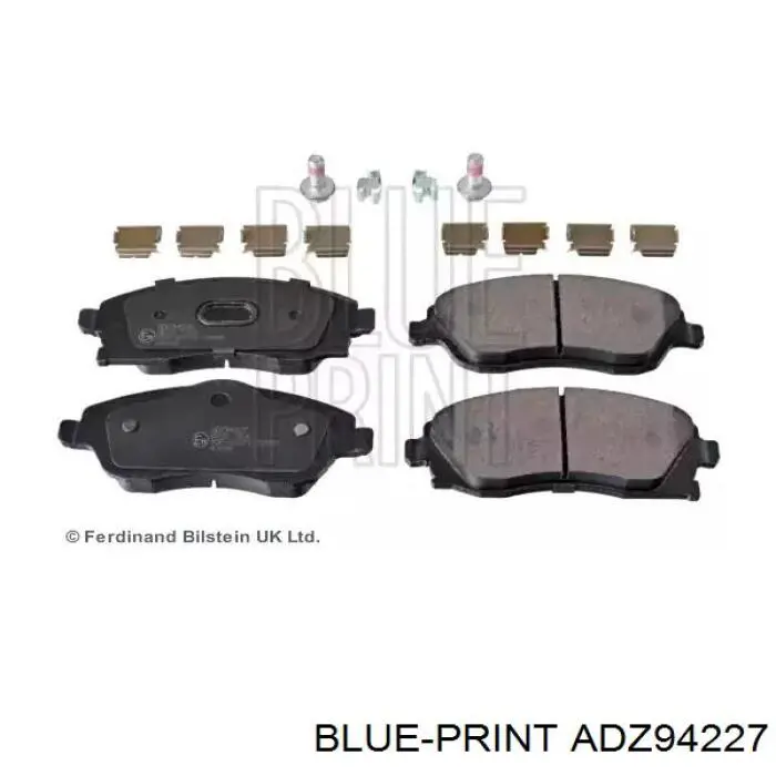 ADZ94227 Blue Print передние тормозные колодки