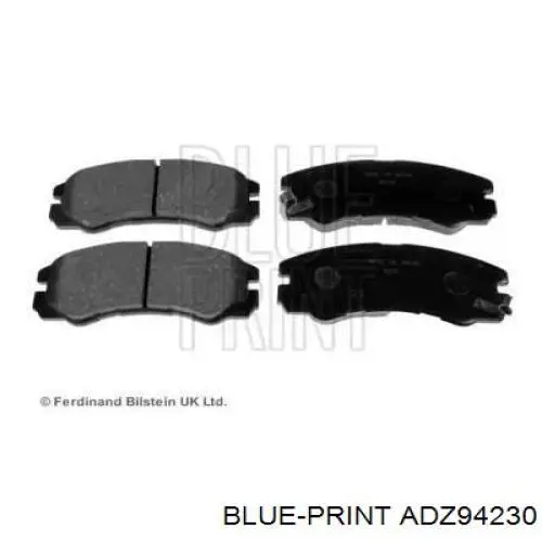 Передние тормозные колодки ADZ94230 Blue Print