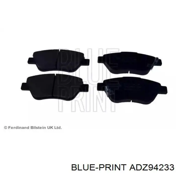 Передние тормозные колодки ADZ94233 Blue Print