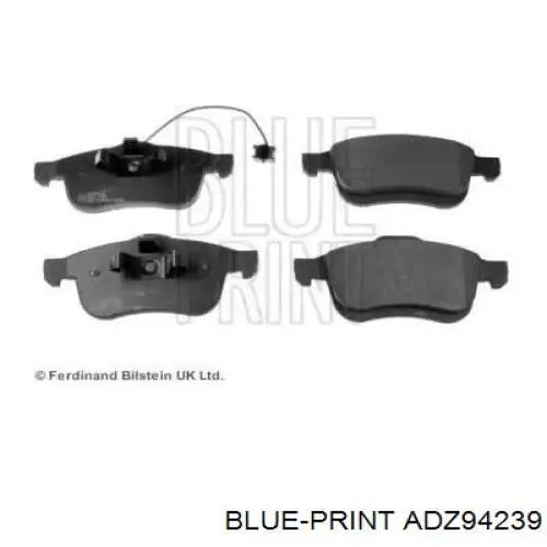 Передние тормозные колодки ADZ94239 Blue Print