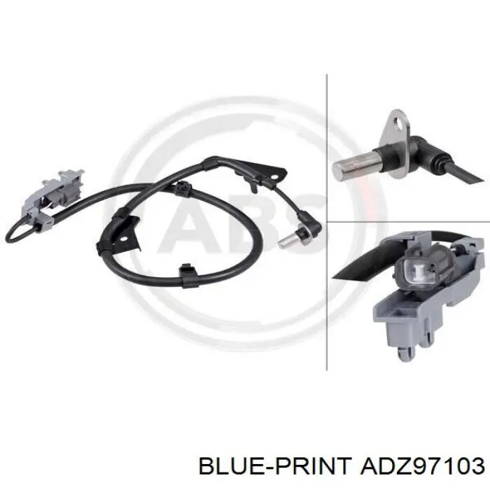 Купить ADZ97103 Blue Print Датчик АБС задний