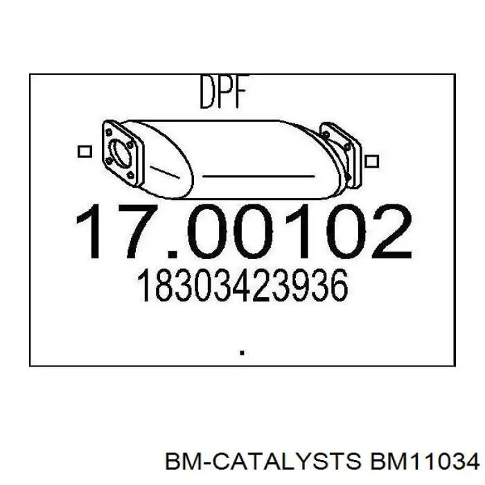 Сажевый фильтр DPF029 Polcar