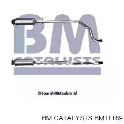 BM11169 BM Catalysts Сажевый фильтр DPF
