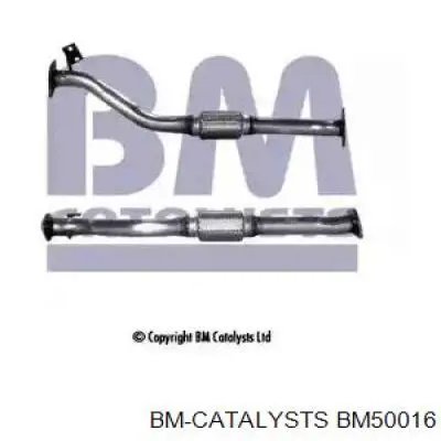 BM50016 BM Catalysts Глушитель, передняя часть