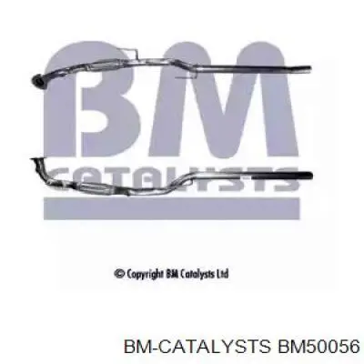 BM50056 BM Catalysts глушитель, передняя часть
