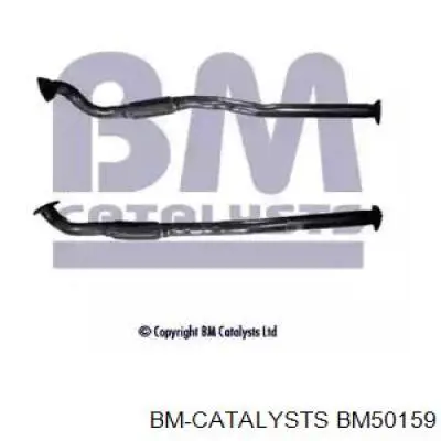 BM50159 BM Catalysts труба приемная (штаны глушителя передняя)