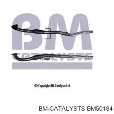 Глушитель, центральная часть BM50184 BM Catalysts