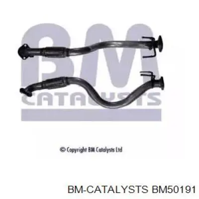 Глушитель, центральная часть BM50191 BM Catalysts