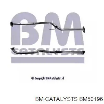 BM50196 BM Catalysts silenciador, parte central