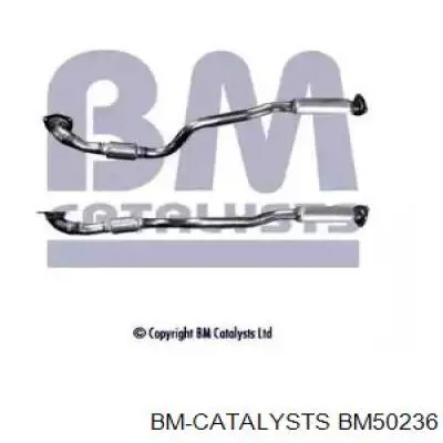 Передняя часть глушителя BM50236 BM Catalysts