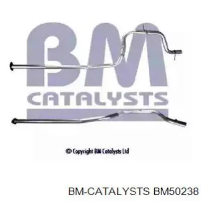 Глушитель, центральная часть BM50238 BM Catalysts