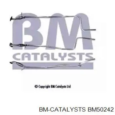 Глушитель, центральная часть BM50242 BM Catalysts