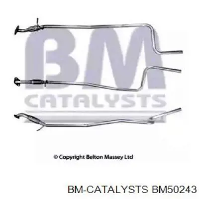 BM50243 BM Catalysts silenciador, parte central