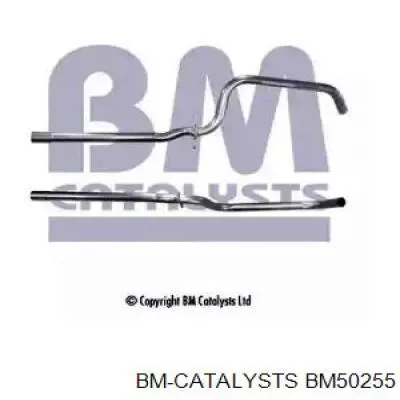 BM50255 BM Catalysts глушитель, центральная часть