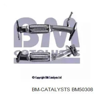 BM50308 BM Catalysts труба приемная (штаны глушителя передняя)