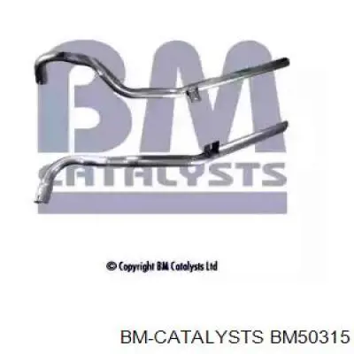 Глушитель, задняя часть BM50315 BM Catalysts