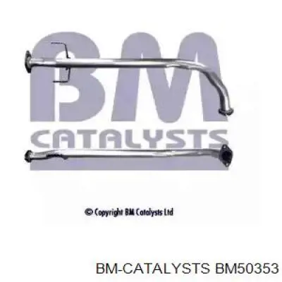 Патрубок глушителя от средней до задней части BM50353 BM Catalysts