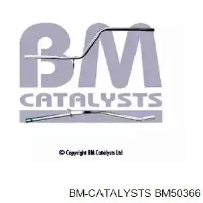 Центральная часть глушителя BM50366 BM Catalysts