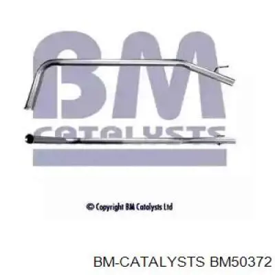 Патрубок глушителя от средней до задней части BM50372 BM Catalysts