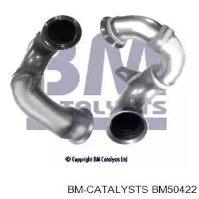 BM50422 BM Catalysts tubo de admissão dianteiro (calças do silenciador)