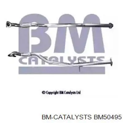 BM50495 BM Catalysts tubo de admissão dianteiro (calças do silenciador)