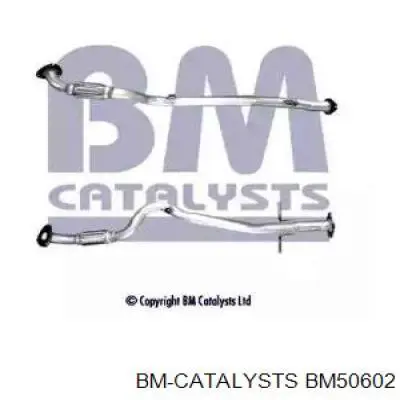 BM50602 BM Catalysts труба приемная (штаны глушителя передняя)