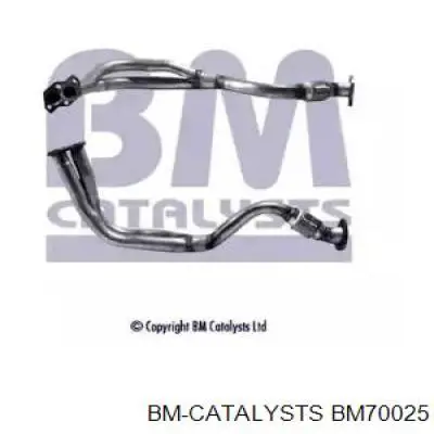 BM70025 BM Catalysts труба приемная (штаны глушителя передняя)