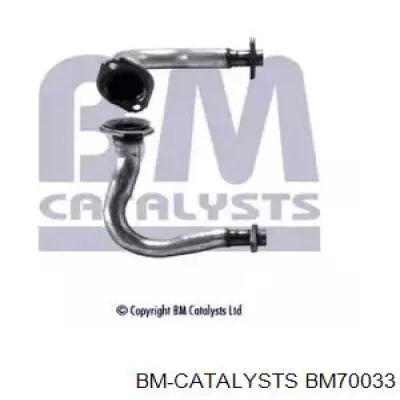 Приёмная труба BM70033 BM Catalysts