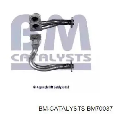 Приёмная труба BM70037 BM Catalysts