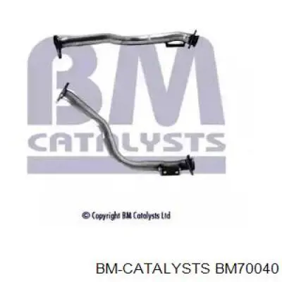 Приёмная труба BM70040 BM Catalysts